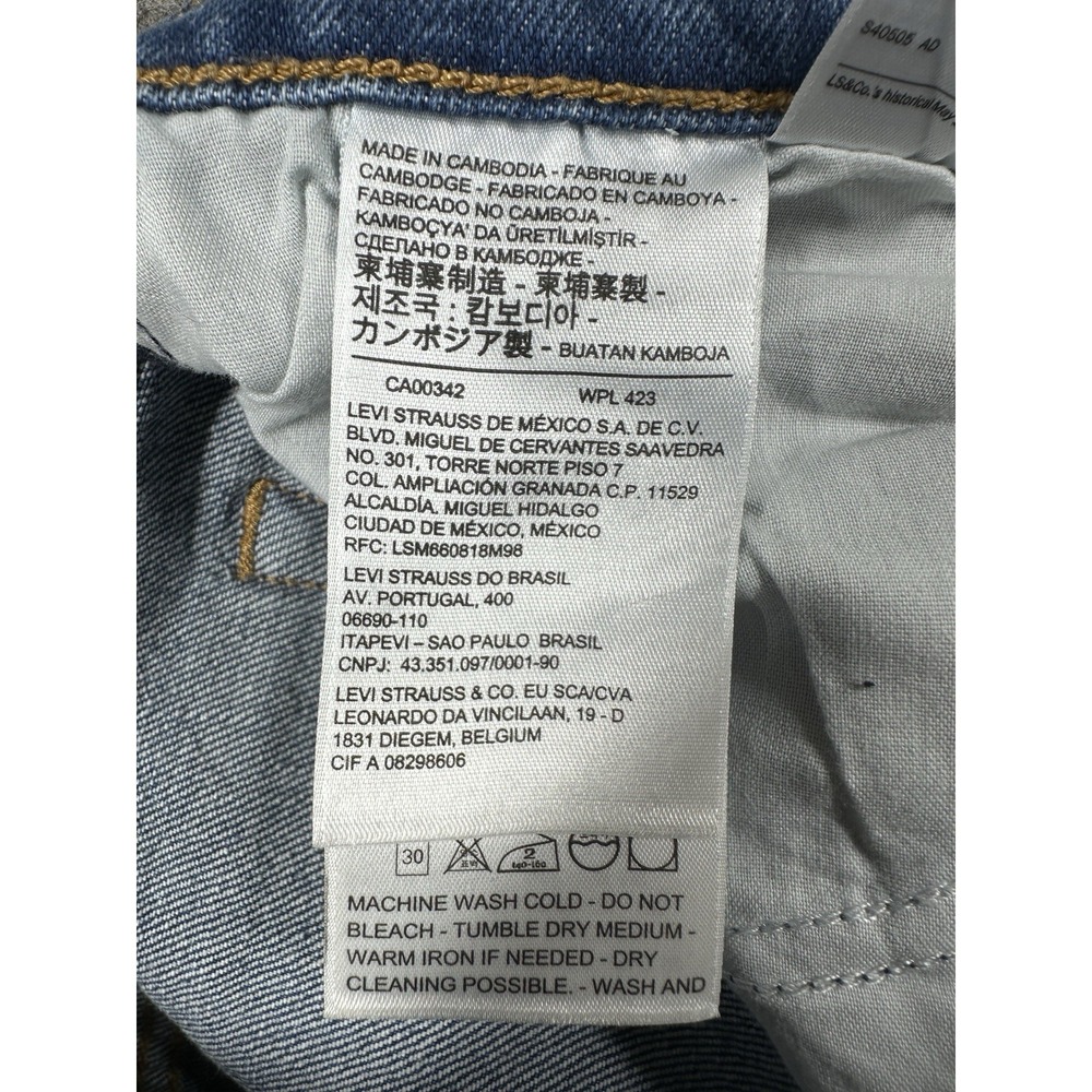 Levi's Premium Wedgie Icon Fit Jeans Womens 28 Blue High Rise NWT 22861 - Picture 9 of 13